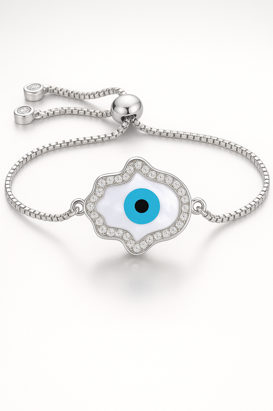 Hamsa Evil Eye Charm Bracelet