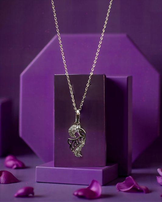 Silver Fancy Letter Pendant