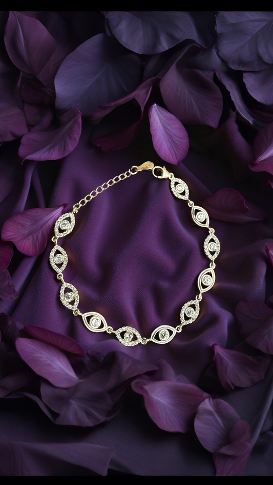 Embellished Lobster Clasp Bracelet