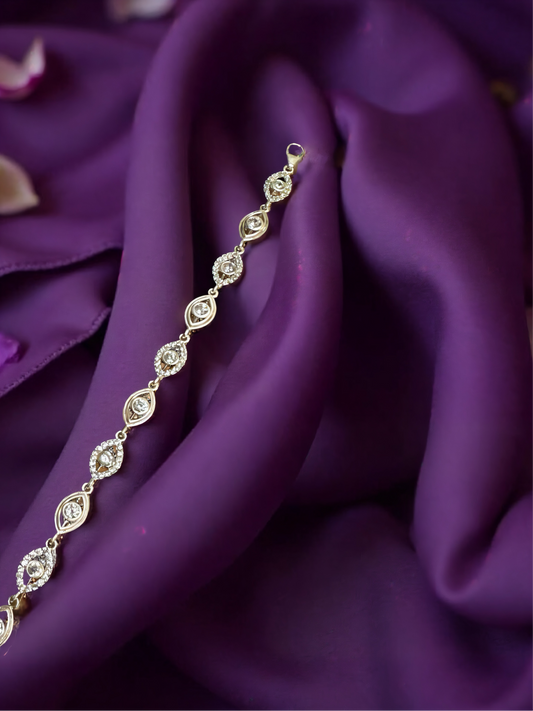 Embellished Lobster Clasp Bracelet