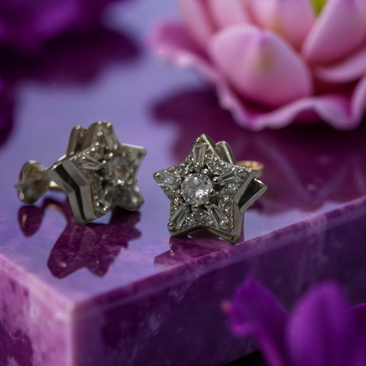 Daily Wear Cvd Diamond Stud Earrings