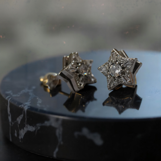 Daily Wear Cvd Diamond Stud Earrings