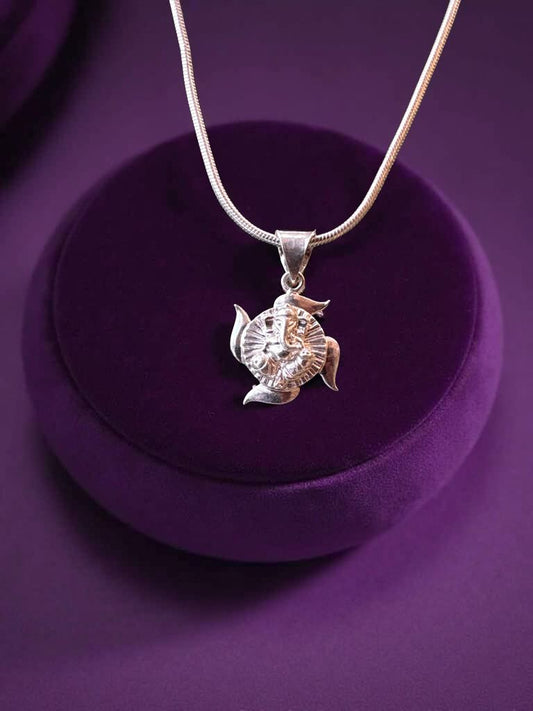 Swastik-Ganesh Pendant For Men