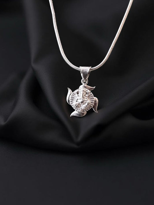 Swastik-Ganesh Pendant For Men