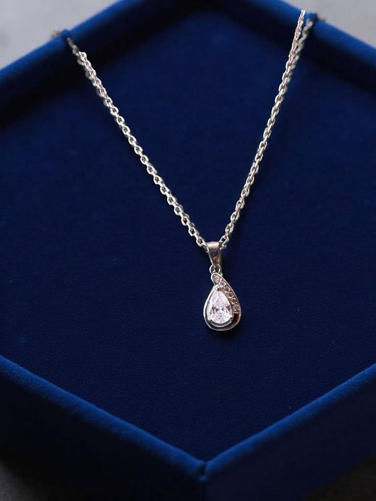 Dew White Diamond Pendant For Women