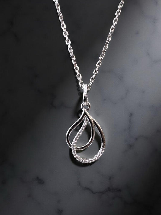 Dew Drop Diamond Pendant For Women