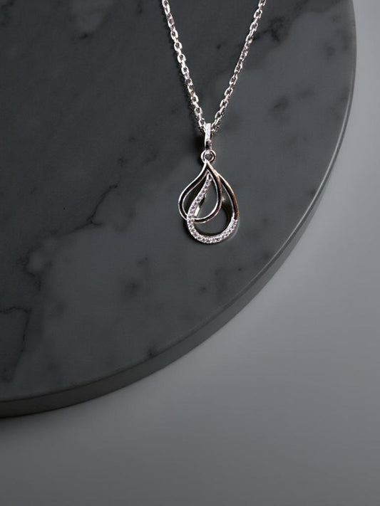 Dew Drop Diamond Pendant For Women