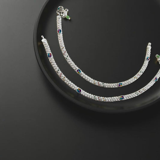 Broad Chain Ankelet (Payal) For Women