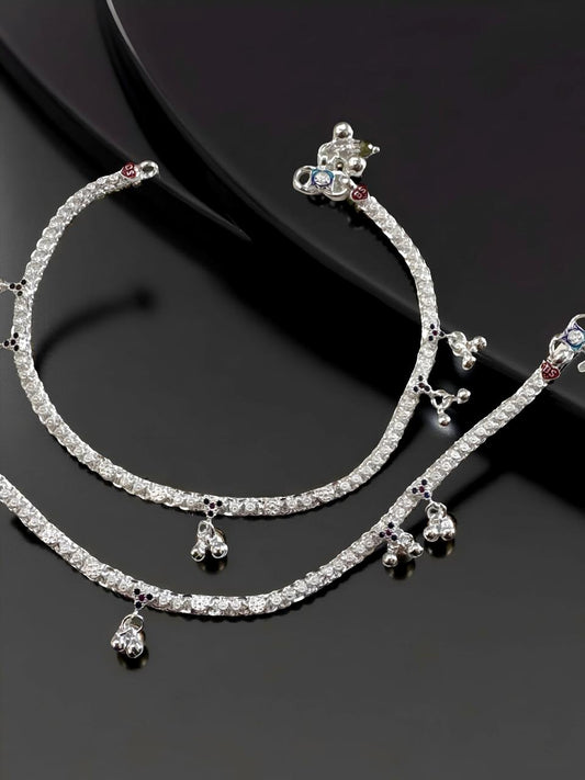 Triangular Stone Ankelet(Payal)For Women