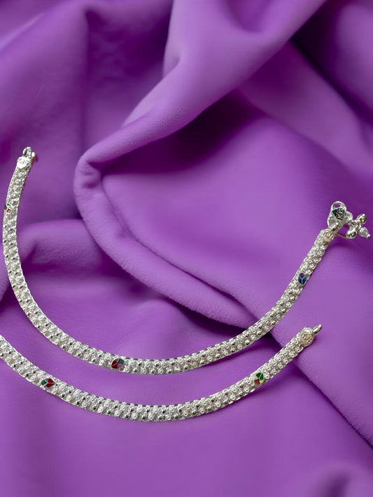 Solid Minimalastic Ankelet(Payal) For Women