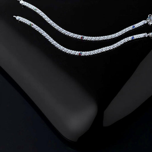 Solid Minimalastic Ankelet(Payal) For Women