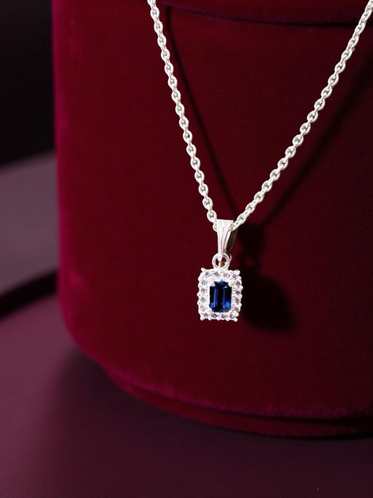 Sapphire Blue Pendant For Women