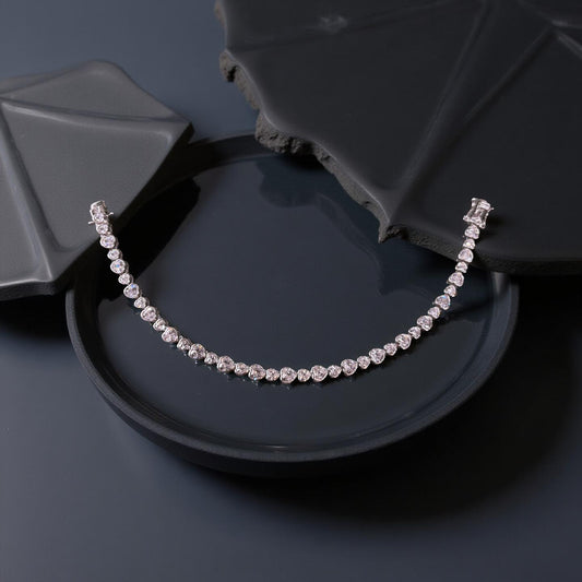 Heart Tennis Bracelet For Women
