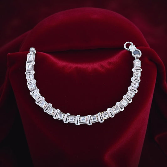 Connect Knoted Silver Bracelet For Men