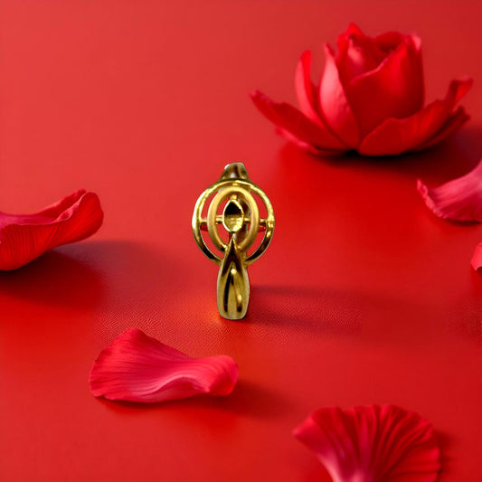 Cartier Matt Ladies Gold Ring