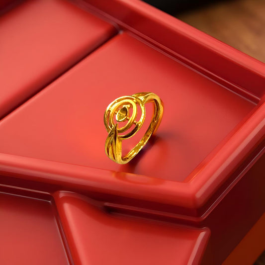 Cartier Matt Ladies Gold Ring