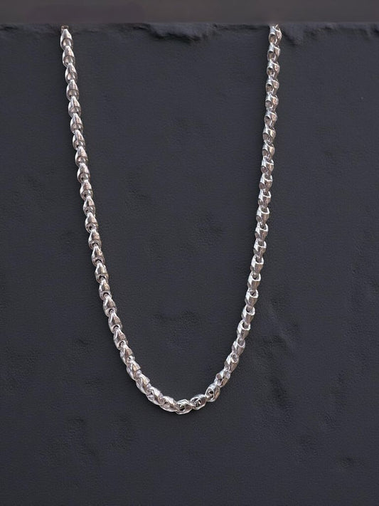 92.5 Hollow Choco Chain For Men