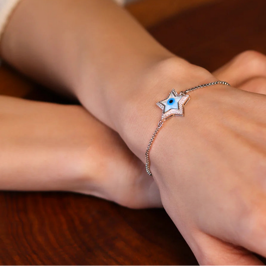 Star Evil Eye Bracelet For Women