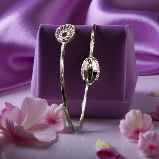 Palm Encut Micro Diamonds Kada/Bracelet