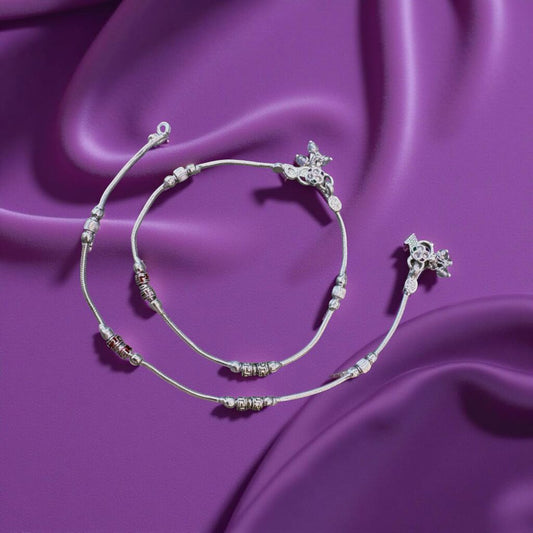 Round Colour Rope Ankelet(Payal) For Women