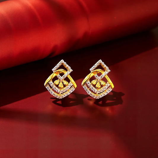 Dignity Diamond Gold Earrings
