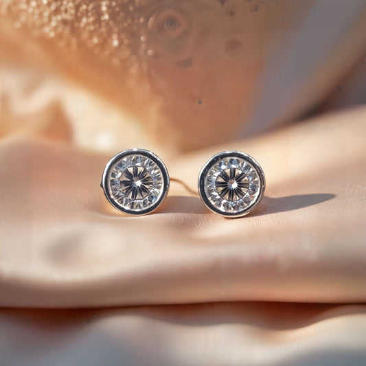 Round Stud Earring