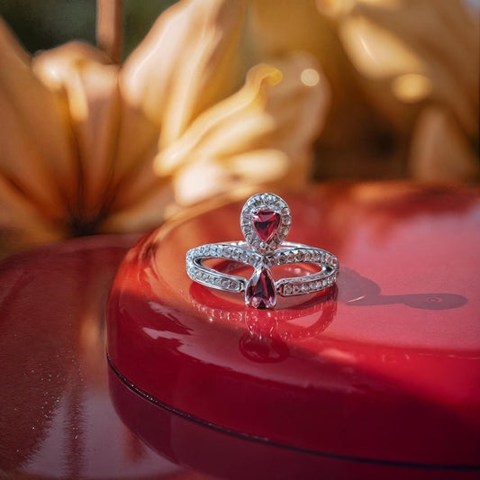 Queen Ruby Victorian Silver Jewellery