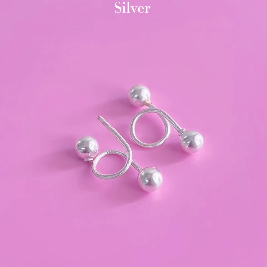 Elegant Double Loop Earring
